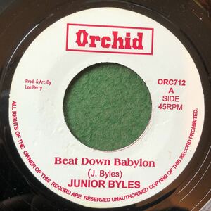 ■ Junior Byles / Beat Down Babylon ■ 7インチ　盤質良好