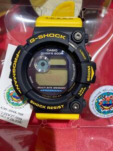 美品 G-SHOCK GW-204K-9JR 2004年 第4回イルカクジラ会議 イルクジ限定 FROGMAN フロッグマン タフソーラー ブラック イエロー 