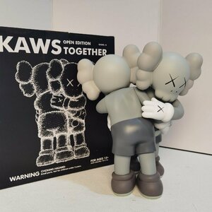 KAWS Together Vinyl Figure Grey MEDICOM TOY KAWS COMPANION メディコム・トイ グレー 箱あり 270mm