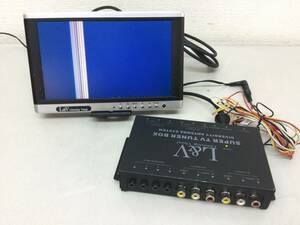 L＆V LV803P 8インチ ヘッドレストモニター SUPER TV TUNER BOX ジャンク