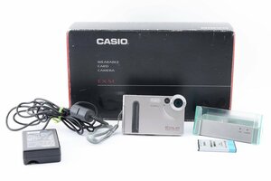 CASIO EXILIM EX-S1 カード型 コンパクトデジタルカメラ デジタルズーム4倍 [美品] 元箱 充電器 バッテリー付き