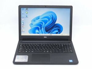 WEBカメラ/中古/15.6型/ノートPC/Win11Pro/SSD128GB/8GB/Celeron3855U/DELL　Inspiron　5559/無線WIFI/　テンキー office搭載/送料無料