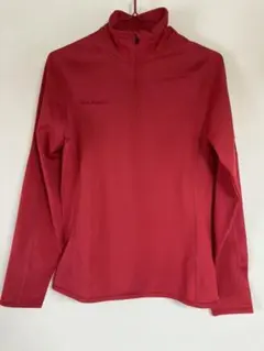 【中古品】MAMMUT ジップウエア　ピンク　長袖　M レディース