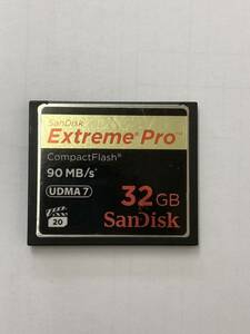 ★使用僅少 中古良品★ SanDisk サンディスク Extreme PRO 90MB/s UDMA7 32GB CompactFlash コンパクトフラッシュ クリアケース付