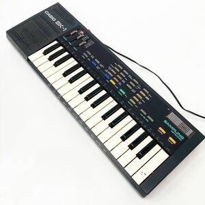 動作品 CASIO カシオ SK-1 サンプリングキーボード 電子ピアノ 鍵盤楽器 アダプター付 alp岩0311