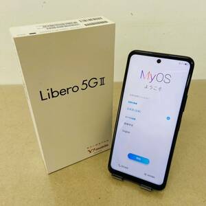 Y!mobile Libero 5G II A103ZT ブラック　ソフトバンク判定◯　 SIMフリー 　箱あり　 i18063　　60サイズ発送　美品　