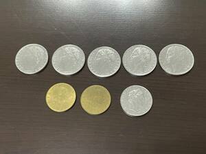 イタリア硬貨まとめ アンティーク 海外硬貨 硬貨 コイン 海外コイン 50リラ 100リラ 200リラ 計8枚⑦
