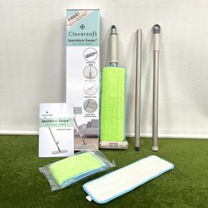 12★☆新品未使用品 お掃除用品 Cloversoft Speckless Swipe/フロアワイパー 新品交換用モップ付☆★