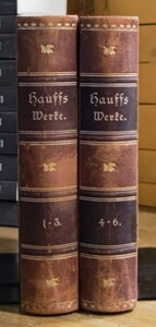 r0423-4.Wilhelm Hauffs smtliche Werke in sechs Bnden/ヴィルヘルム・ハウフ全集 全2巻揃(1~6)/洋書/ドイツ語/文学/小説/ロマン主義