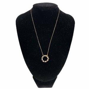 【中古品】 MIKIMOTO ミキモト K18 ネックレス 4.5g ゴールド レディースアクセサリー 箱無 本体のみ N56503RD