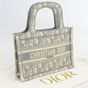 中古良品ディオールChristian Dior ブックトート ミニ ジャガード ハンドバッグ M1271ZRIW ブランド ランク：A us-2 レディース