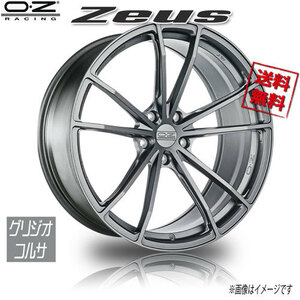 OZレーシング ゼウス グリジオコルサ 20インチ 5H112 9.5J+35 4本 66.56 業販4本購入で送料無料