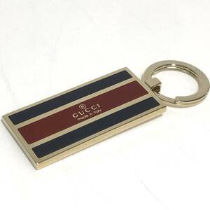 美品 グッチ GUCCI キーリング キーホルダー シェリーライン ヴィンテージ 箱付き メンズ レディース 男女兼用