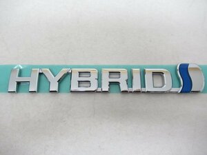 【送料込・未使用品】 トヨタ ノア ヴォクシー等 純正 フロント フェンダー用 サイド 右 エンブレム HYBRID 75351-28110 (n094550)