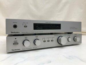 Y1472　現状品　オーディオ機器　パワーアンプ　プリアンプ　Technics　テクニクス　SE-C01 / SU-C01