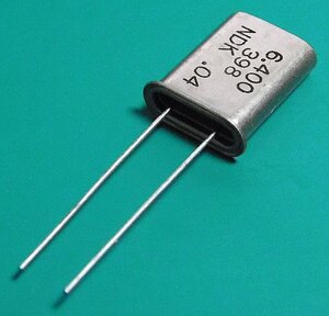 NDK HC-18/U 水晶振動子 6400KHz・6.4MHz [5個組]【管理:SA770】