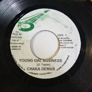 ジャマイカ7 Chaka Demus Young Gal Business NONE Sonic Sounds Oldies /00080