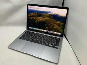 １円スタート！！ Apple MacBook Air A2337 (M1, 2020) スペースグレイ [Nmc]