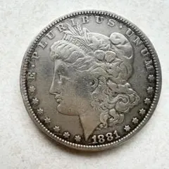 1881年 モルガン ダラー イーグル 銀貨 1ドル シルバー