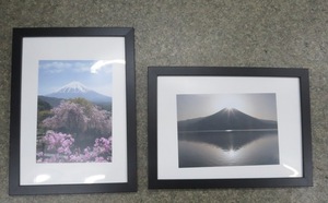 額縁　素敵な富士山　写真