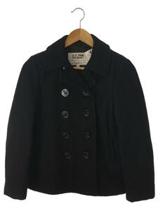 Schott◆ピーコート/13/ウール/BLK