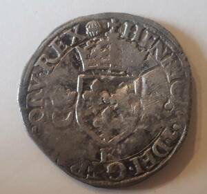 フランス 1550年 douzain 銀貨 ヘンリー2世
