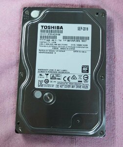 3.5インチ HDD 1TB Toshiba 東芝 使用時間43,582H