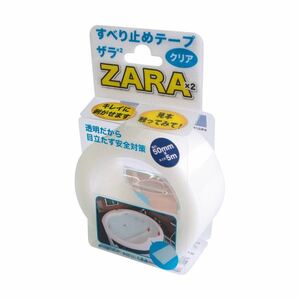 【新品】（まとめ）カーボーイ すべり止めテープ ザラザラ幅50mm×5m クリア ST-42 1巻【×5セット】