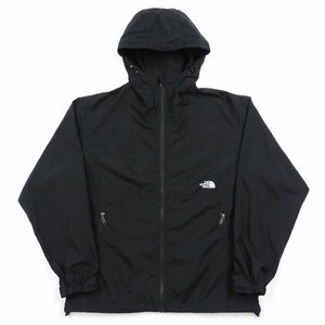 美品 THE NORTH FACE ノースフェイス NP72230 コンパクトジャケット ブラック size M #18714 アウトドア 撥水 シェル ナイロン パーカー