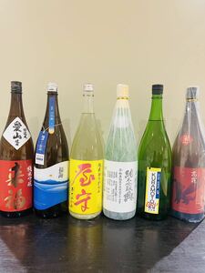 ★最新日本酒★飲み比べ★6本セット★ 来福・福海・屋守・悦凱陣・KURAMOTO64・高龍こうりゅう・各1800ml