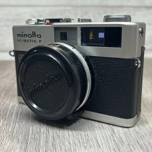 【YH-8646】中古現状品 Minolta Hi-MATIC F ROKKOR 1:2.7 f=38mm ミノルタ フィルムカメラ コンパクトカメラ レンジファインダー