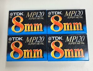 YXS233★未開封品★TDK ビデオカセットテープ P6-120MPK　8mm　4巻