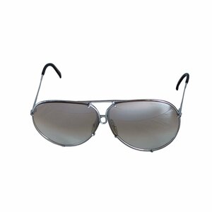 良品 CARRERA カレラ ポルシェデザイン メタルフレーム ティアドロップレンズ サングラス 眼鏡 アイウェア 5623 シルバー J0104