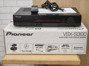 R60417　Pioneer パイオニア　AVマルチチャンネルアンプ　VSX-S300　リモコン・箱・説明書付き