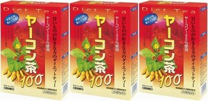 3箱(90包)　オリヒロ ヤーコン茶100 3gx30包　ヤーコンを100%使用の健康茶。不規則な食習慣や運動不足。健康茶、ダイエットティーとして！