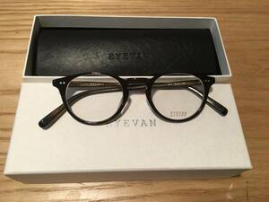 EYEVAN LOEWY OLB (OliveBrown) 45サイズ ローウィ メガネ 眼鏡 昨年購入未使用 comoli