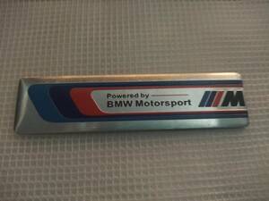 【送料無料】BMW Motorsport M　エンブレムプレート　横10cm×縦3cm ⑥