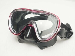 新品 TUSA ツサ TINA ティナ マスク M1002QB ダイビングマスク 1眼 ブラックシリコン カラー:BP ケース付 取扱説明書付 [3FW-57230]