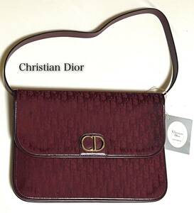Christian Dior★クリスチャン ディオール★ ヴィンテージ オールド トロッター CD金具 2way ショルダーバッグ vintage 