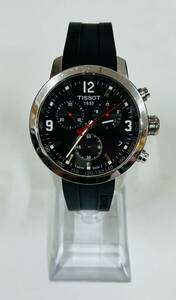 【TK11983MT】1円～ TISSOT 1853 ティソ クロノグラフ T055417A 不動品 メンズ 腕時計 ステンレス スチール コレクション 