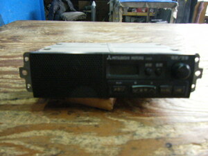  平成１９年 ミニキャブ GBD-U61V 三菱純正 1DIN AMラジオ[スピーカー一体型] RM-9265E