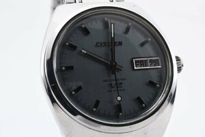 稼働品 シチズン V２セブンスター デイデイト 4-720156Ｙ 自動巻き メンズ 腕時計 CITIZEN