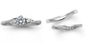 婚約指輪 安い 結婚指輪 セットリングダイヤモンド プラチナ 0.3カラット 鑑定書付 0.309ct Eカラー VVS1クラス 3EXカット H&C CGL