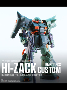 HG 1/144 ホビー・ハイザック (A.O.Z RE-BOOT版) 改修・全塗装品 【HGUC Zガンダム gundam HIZACK HI-ZACK　ハイザックカスタム】