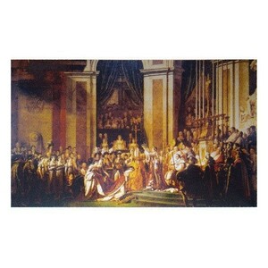 絵画 名画 複製画 額縁付(MJ108N-G) ジャック・ルイ・ダヴィット 「ナポレオンの載冠式」 サイズF100号 世界の名画シリーズ プリハード