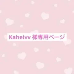 Kaheivv 様専用ページ