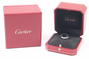 Cartier カルティエ リング 指輪 PT950 プラチナ Cドゥカルティエ ダイヤ1P ♯53 レディース アクセサリー 4875-B