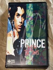 プリンス　サイン・オブ・ザ・タイムズ　中古VHSビデオ　PRINCE SIGN OF THE TIMES 1989年日本公開　アメリカ映画　日本語字幕スーパー