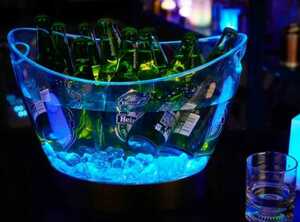 光る 大型 シャンパン クーラー ボトル ワイン パーティー イベント 誕生日 キャバクラ アルマンド ドンペリ キャバクラ CLUB BAR ホスト .