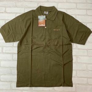 カーハート carhartt ポロシャツ カーキ XL 90年代ビンテージ ストリート